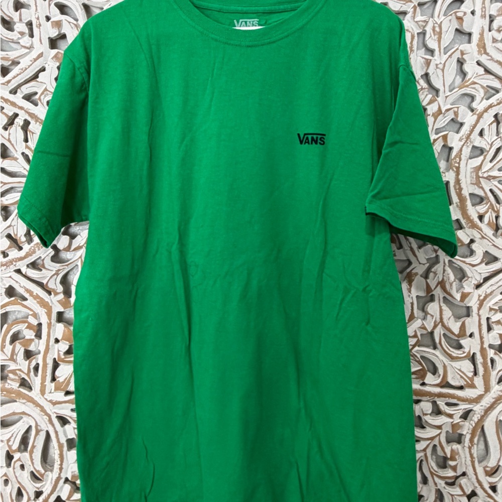 Vans Green Short Sleeve Logo Tee